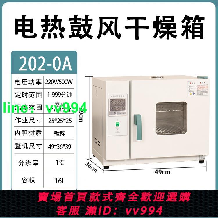 電熱恒溫鼓風干燥箱高溫加熱小型工業烤箱醫用烘干機實驗室烘箱
