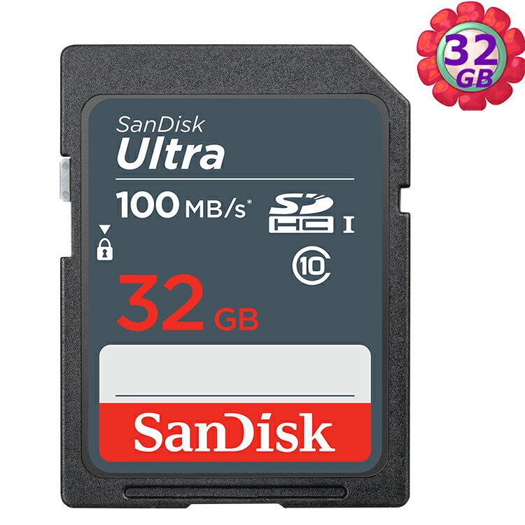 SanDisk 32GB 32G SDHC【100MB/s】Ultra SD UHS-I UHS C10 Class 10 原廠包裝 相機記憶卡