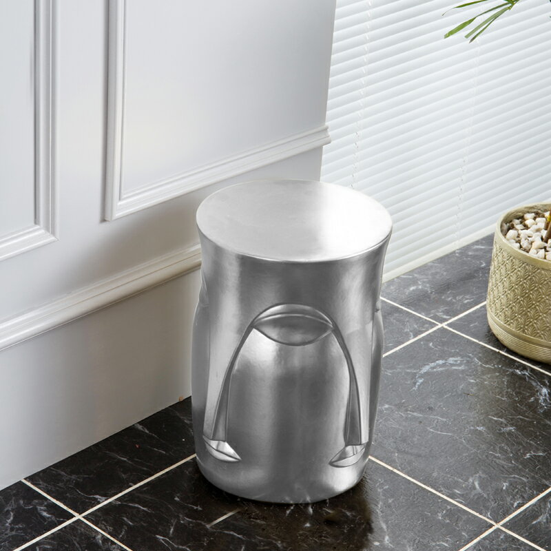 蝶陶摩登現代設計美式人臉陶瓷鼓椅民宿網紅酒店擺件凳子角幾邊幾 8