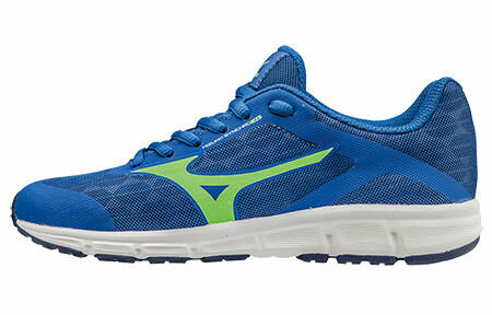 Mizuno Synchro 大童鞋 慢跑 休閒 耐磨 X10橡膠 楦頭 藍綠【運動世界】K1GC173241