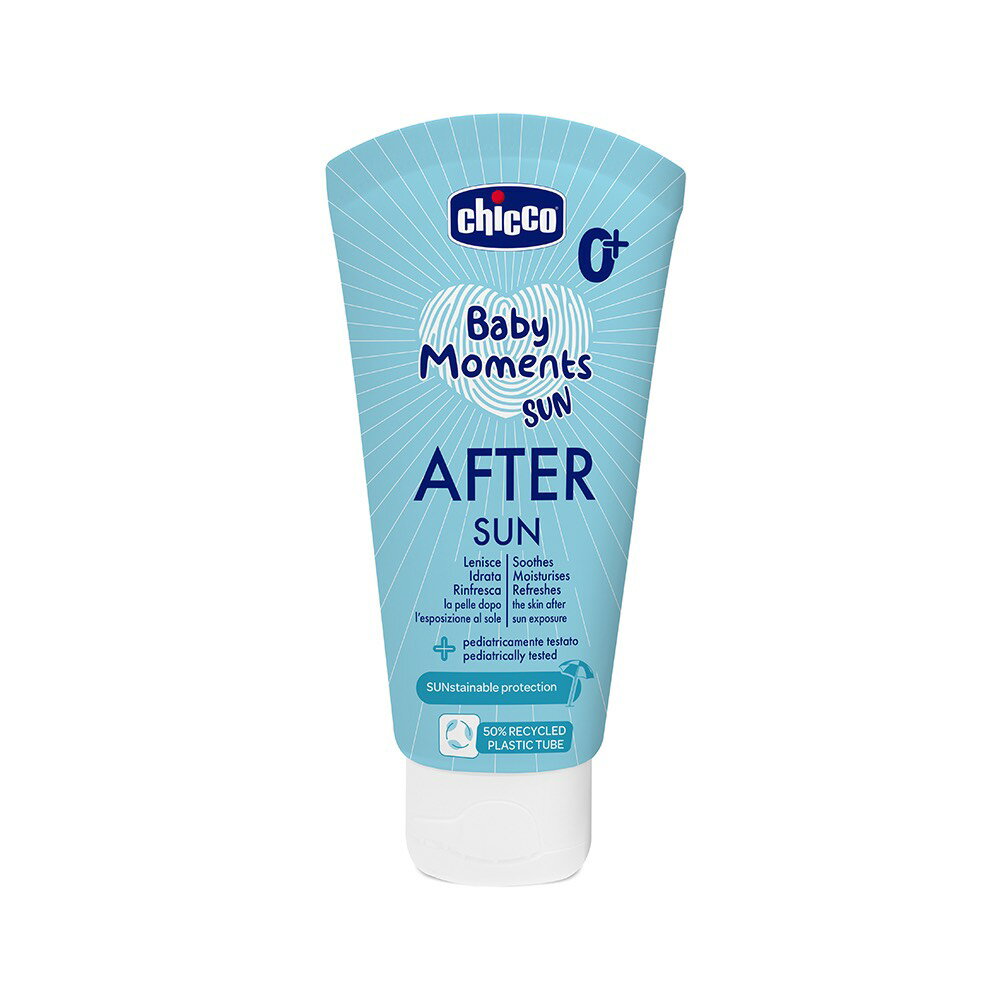Chicco寶貝嬰兒輕潤曬後修護霜 150ml★衛立兒生活館★