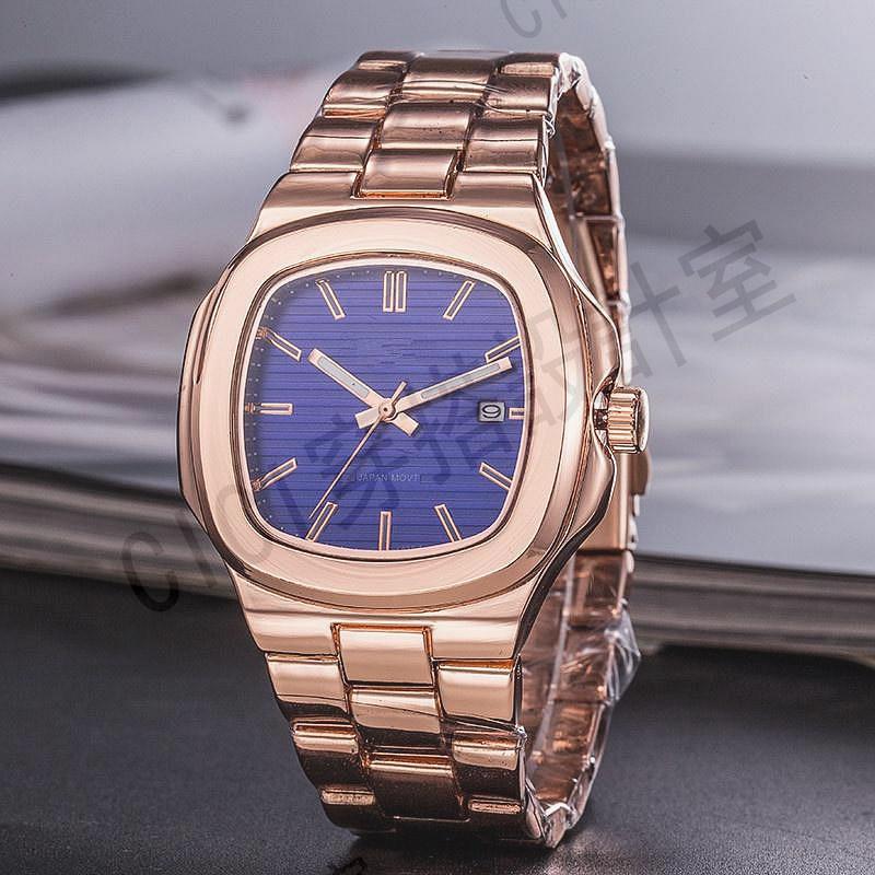 新款時尚石英錶 鸚鵡螺男錶 日曆手錶 潮流商務男士手錶【亞德機械五金家居】 4