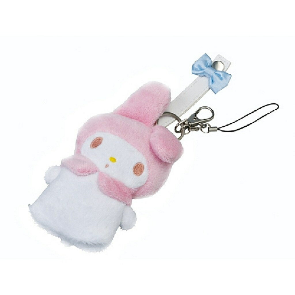 【震撼精品百貨】My Melody 美樂蒂 美樂蒂 MY MELODY 人型絨毛車用鎖圈機鍊吊飾 震撼日式精品百貨