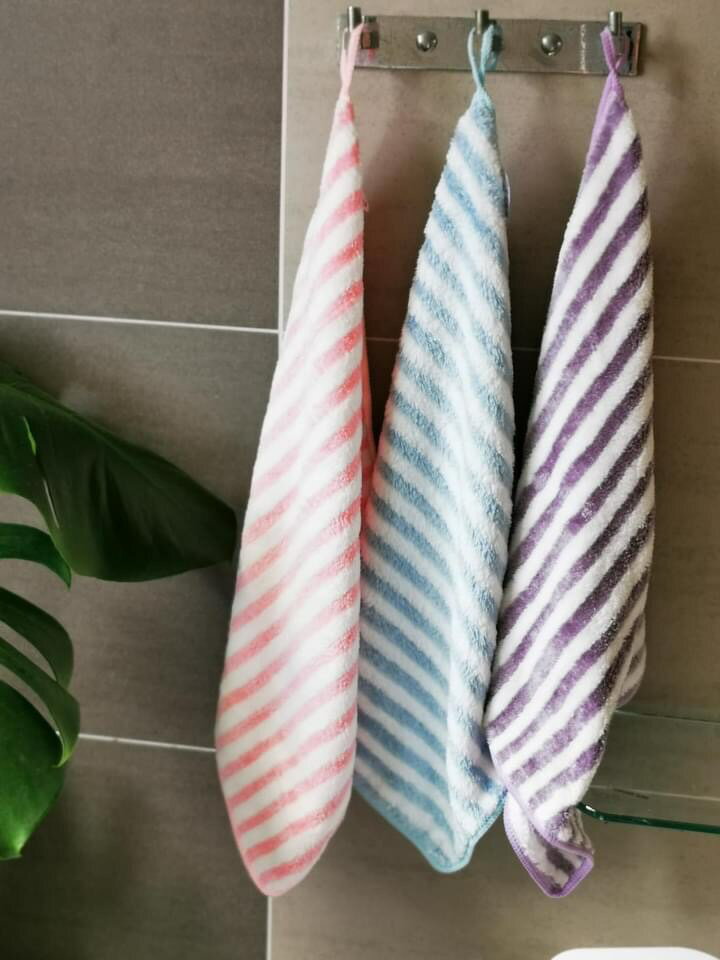 條紋抹布35*35cm(掛耳)三條入