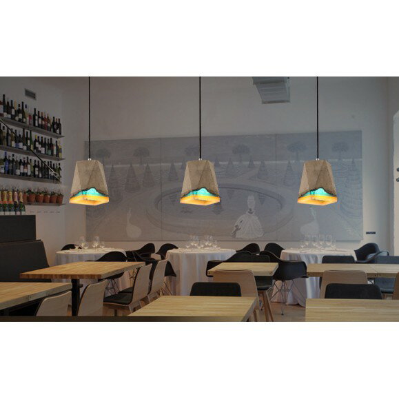 loft 創意 個性餐廳 吧檯 咖啡店 陽臺 復古 走廊過道 工業 水泥 吊燈