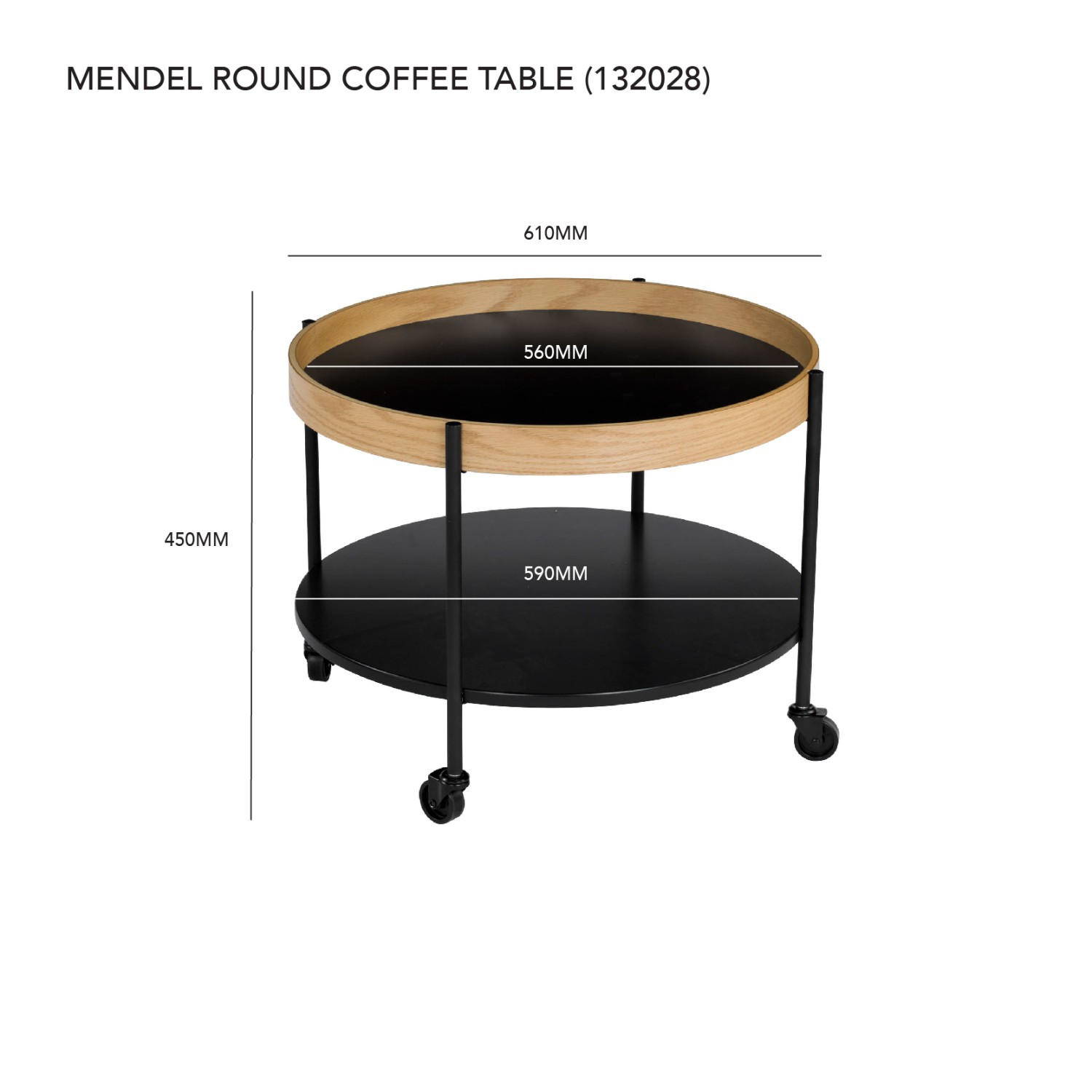 【雙11/黑五 優選推薦設計款家具】【預購 12月出貨】MENDEL ROUND COFFEE TABLE 7
