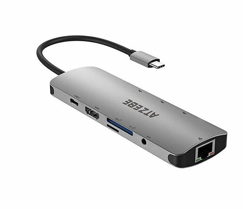 ATZEBE 【日本代購】9 in1 USB3.1 Type-C轉換集線器HDMI輸出4K