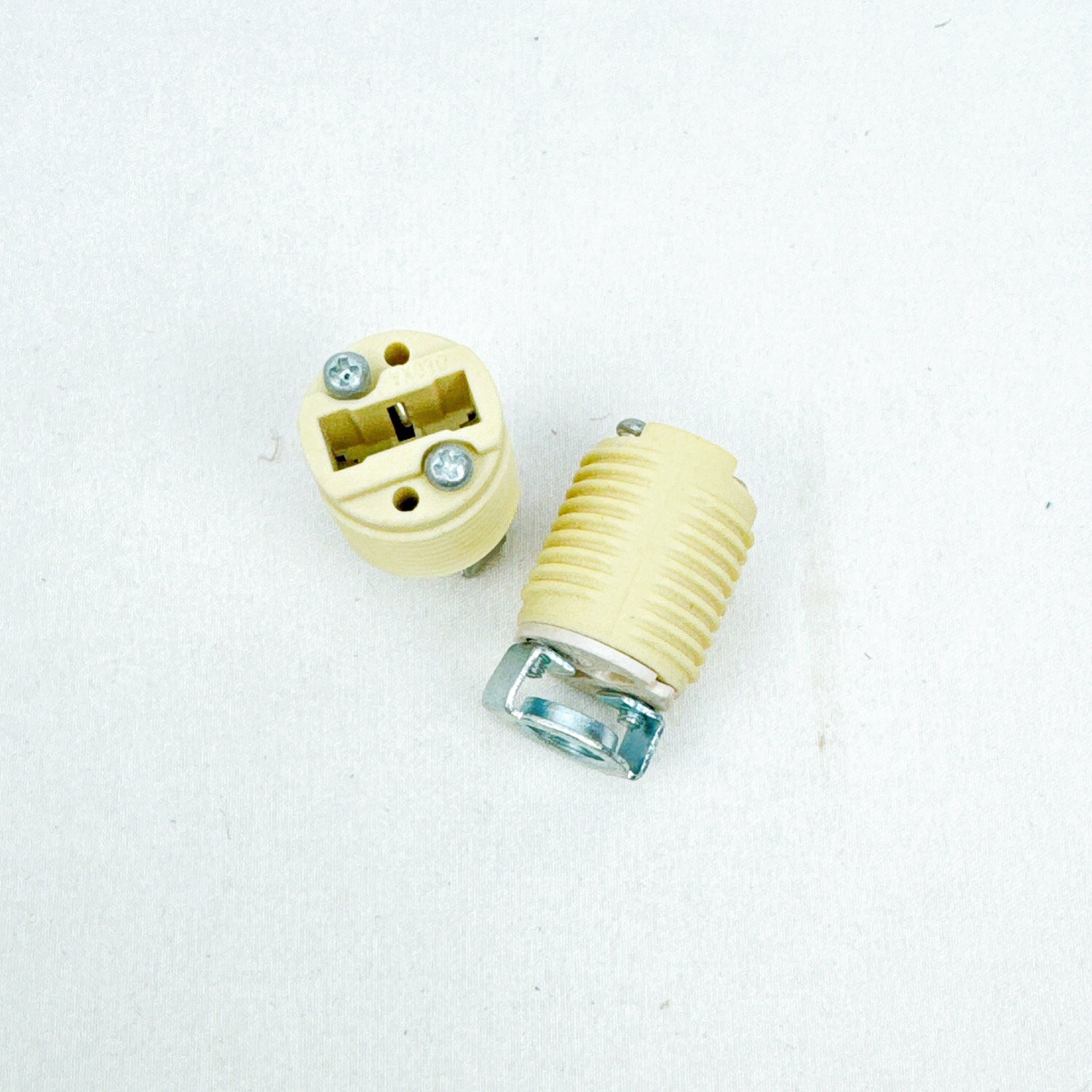 陶瓷燈座 G9全牙燈座 G9燈頭專用燈座 耐高溫 G9燈珠鹵素插座 1