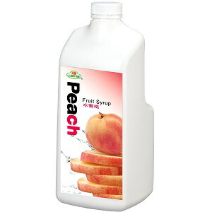 【綠盟】福樹牌水蜜桃濃糖果汁- 2.5kg/瓶--期限：202410【良鎂咖啡精品館】