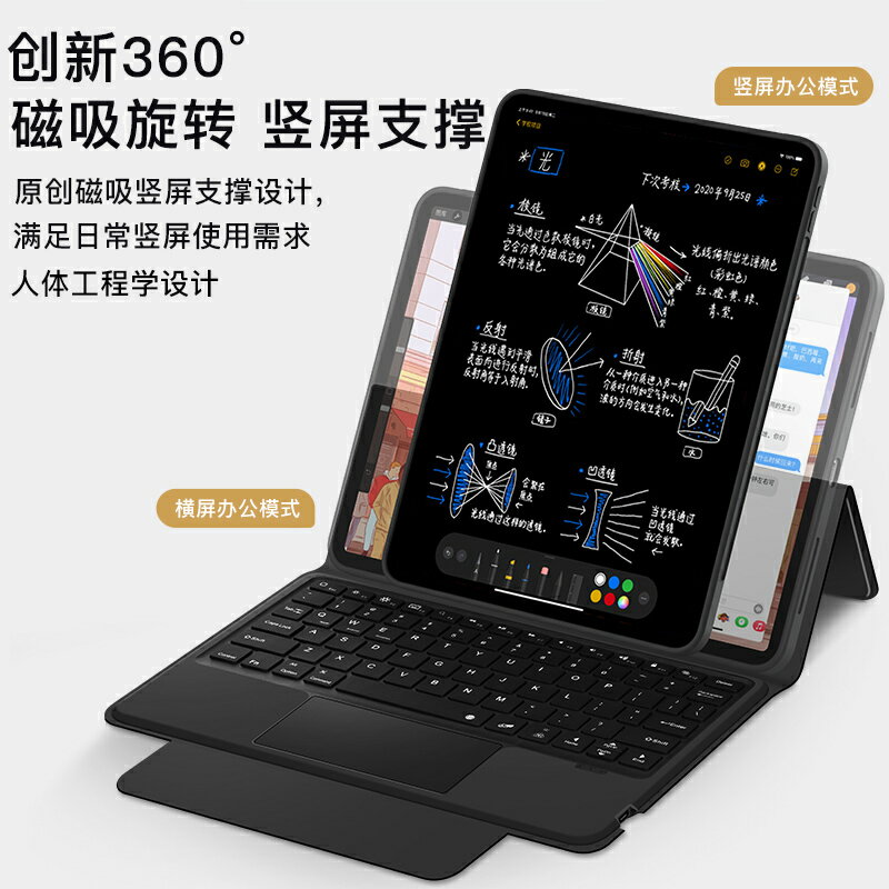 鍵盤新品】蘋果iPad鍵盤2021 ipadpro11寸12.9平板保護殼2020妙控鍵盤套