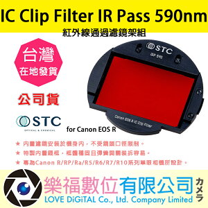 STC IC Clip Filter IR Pass 590nm 紅外線通過濾鏡架組 for Canon EOS R