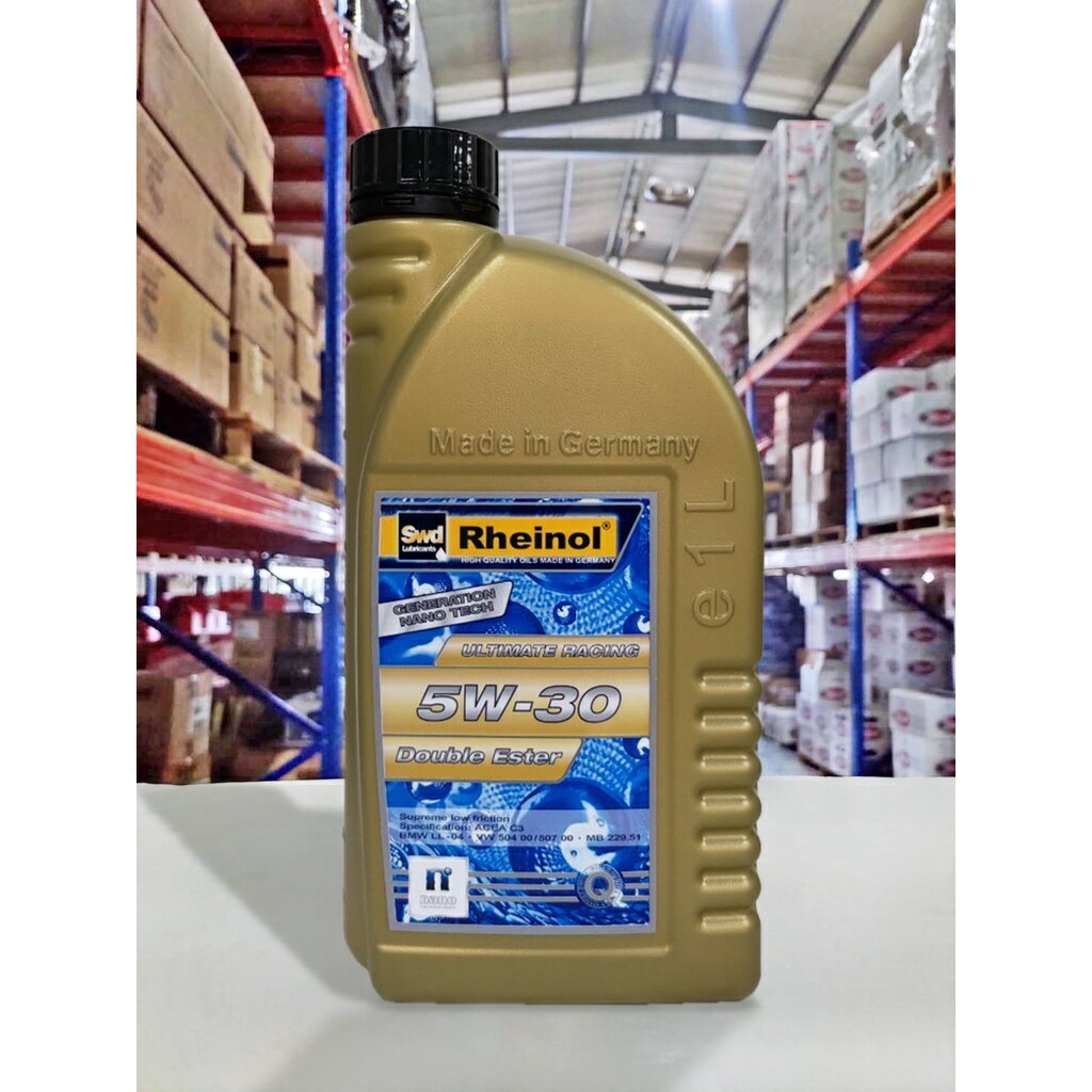 【4%點數】『油工廠』SWD Rheinol Ultimate Racing Double Ester 5W30 奈米雙酯 汽柴油【樂天APP下單限定】