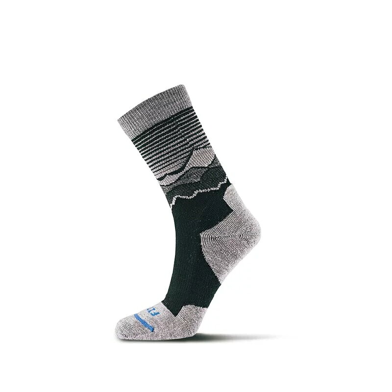 ├登山樂┤美國 FITS Light Hiker - Crew - Reflection 中筒薄毛圈 #F1061-007黑