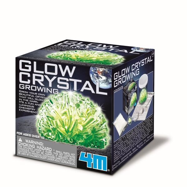 《4M》夜光水晶種植套組 Glow Crystal Growing Kit 東喬精品百貨