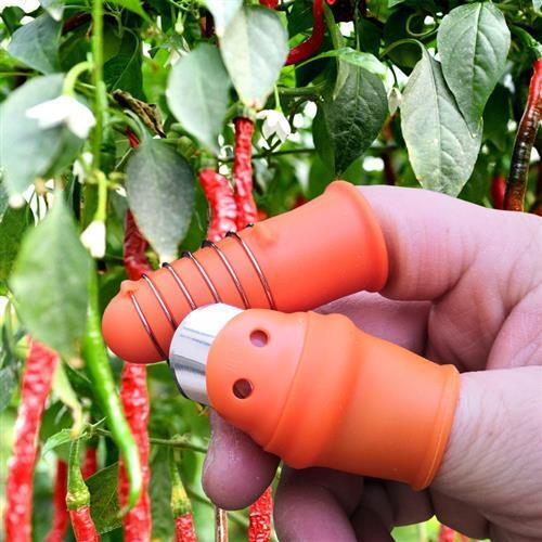 拇指刀摘菜專用花椒採摘器摘果器採摘指甲手套掐尖神器摘辣椒神器-Misaki精品