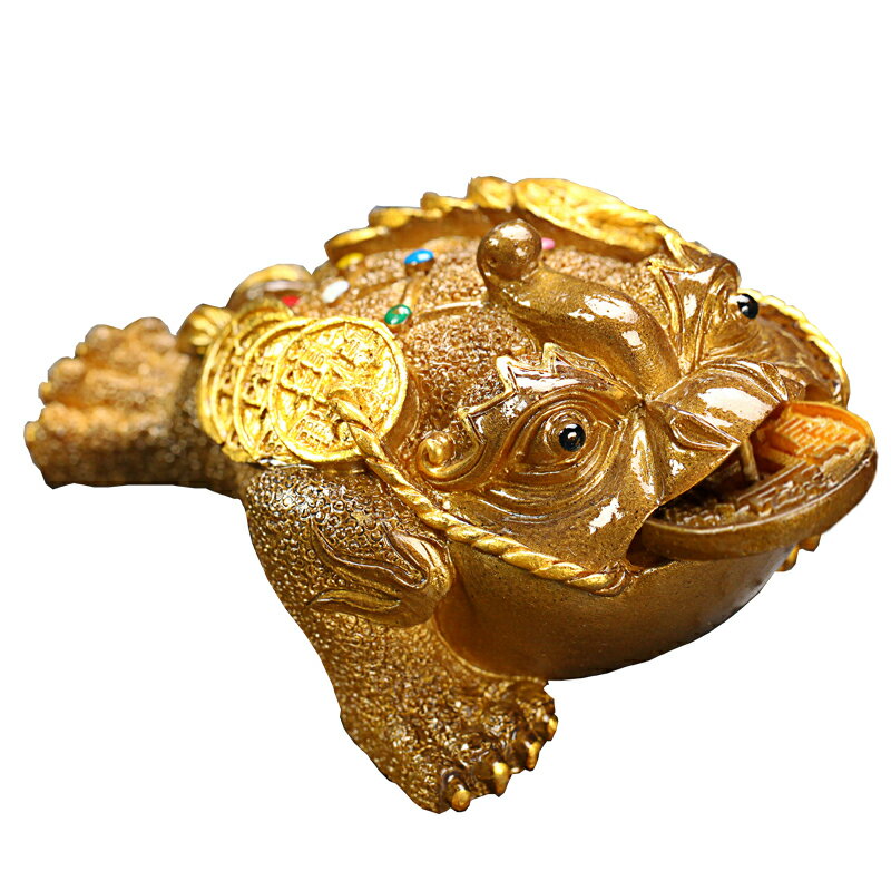 茶寵擺件變色金蟾蟾蜍牛寵物可養茶道茶臺茶盤茶具配件飾品 4