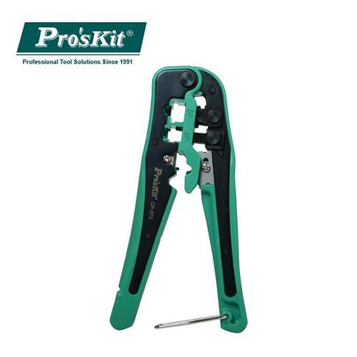 ProsKit 寶工 CP-373 4/6/8P綠黑雙色網路壓著鉗