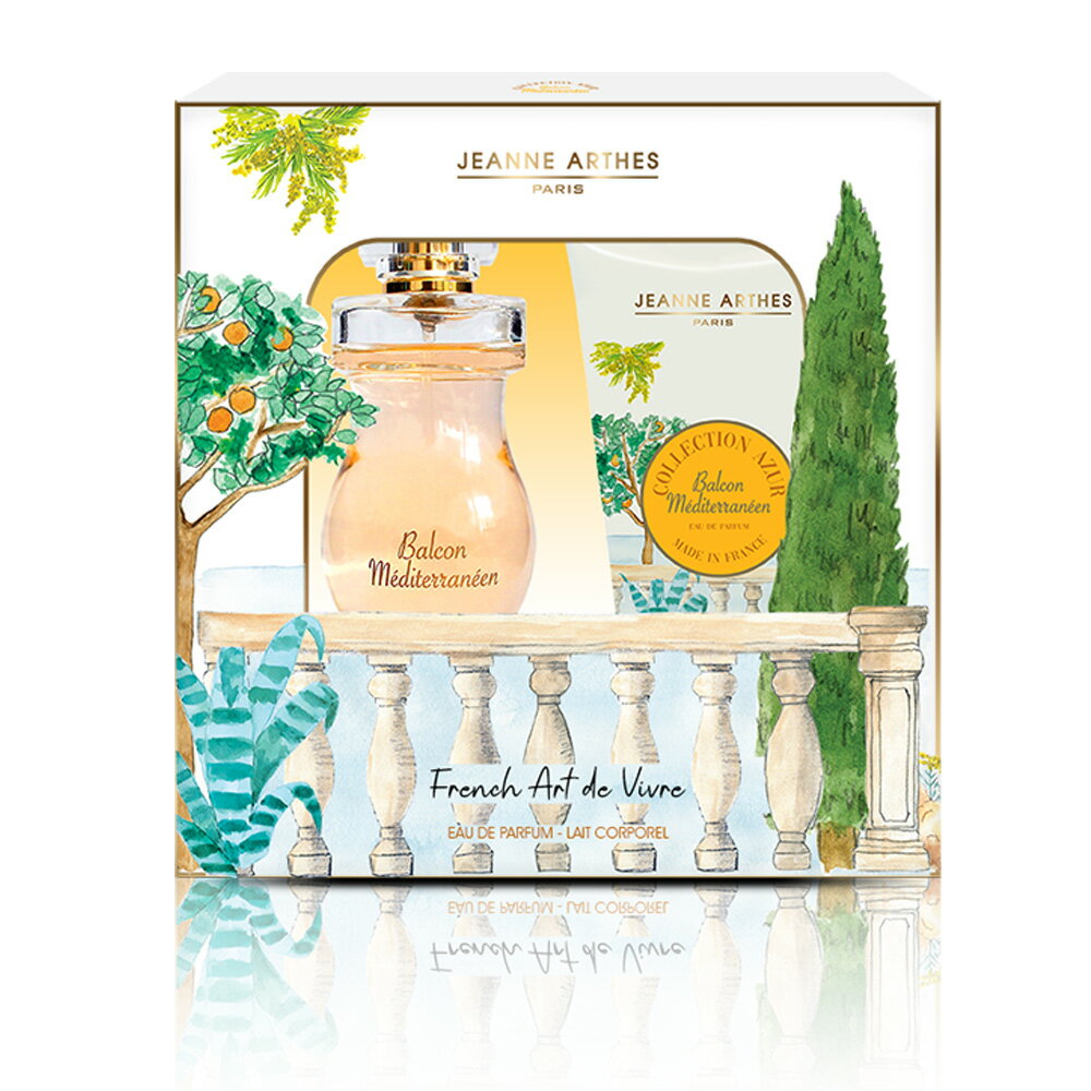 JEANNE ARTHES (JA) 地中海餘暉禮盒 (淡香精 100ML+身體乳150ML)  (原廠公司貨)
