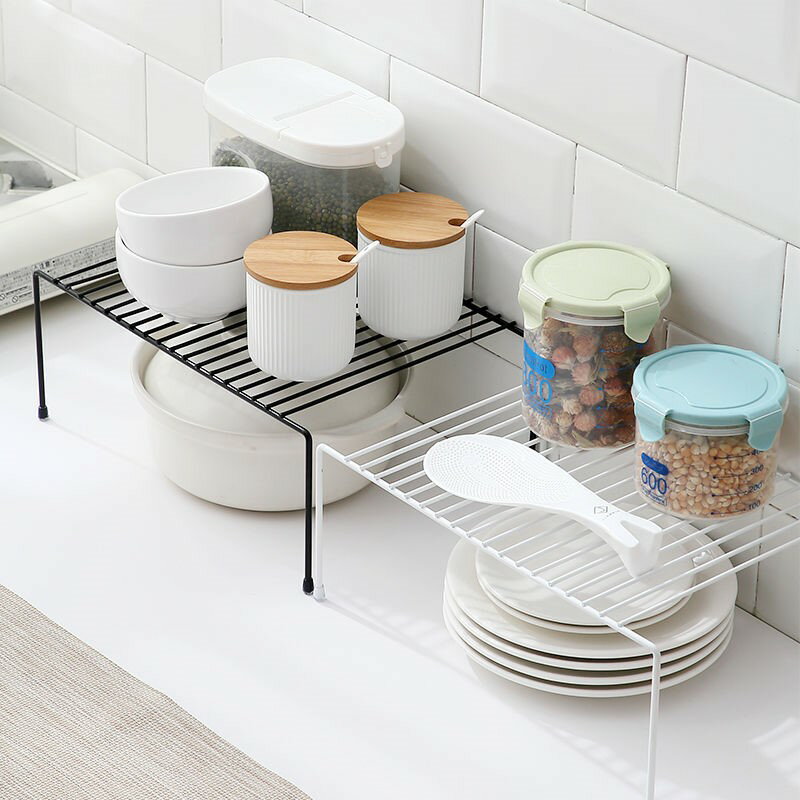 可伸縮置物架廚房調料架家用水槽儲物收納架櫥柜放碗碟架子淋水架