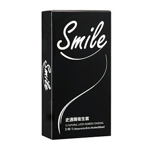 【躍獅線上】SMILE史邁爾 3in1型保險套 12入/盒