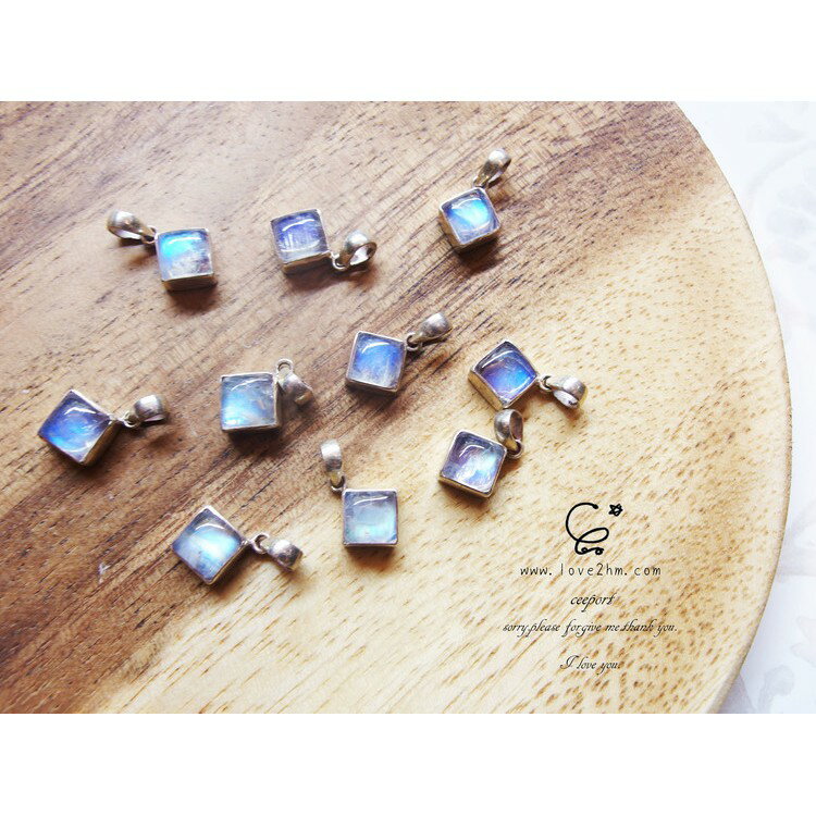 小冰塊/月光石/水晶飾品/ [晶晶工坊-love2hm]