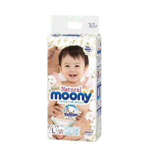 [COSCO代購4] W123145 Natural Moony 日本頂級版紙尿褲 黏貼型 L 號 - 152片(2組)