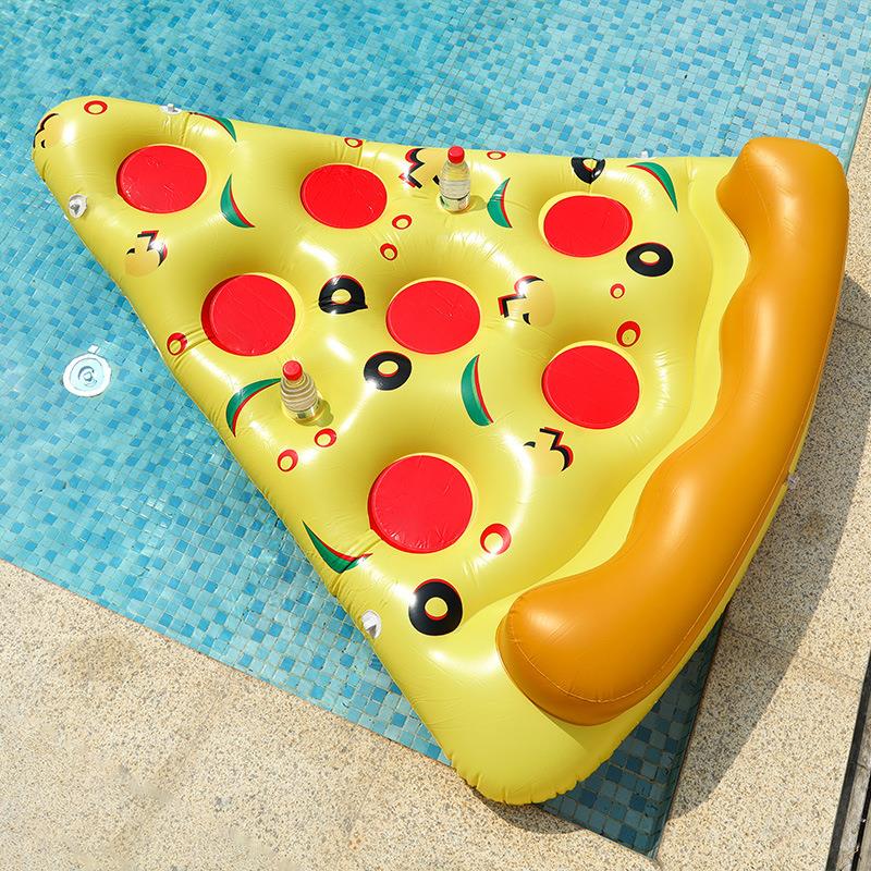 可打統編 網紅INS充氣浮排游泳池成人娛樂水上玩具躺椅兒童卡通浮床大號
