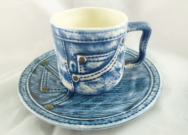 【震撼精品百貨】造型咖啡杯 牛仔 震撼日式精品百貨