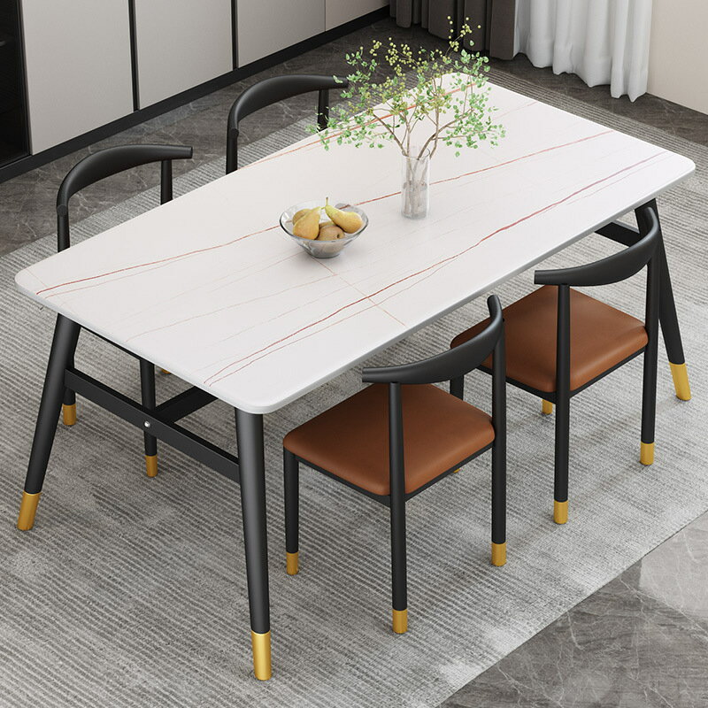 餐桌 餐檯 餐桌家用小戶型現代簡約飯桌出租房長方形吃飯桌子公寓餐桌椅