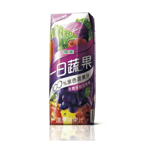 <br/><br/>  波蜜一日蔬果100%紫色蔬果汁250ml*6入【愛買】<br/><br/>