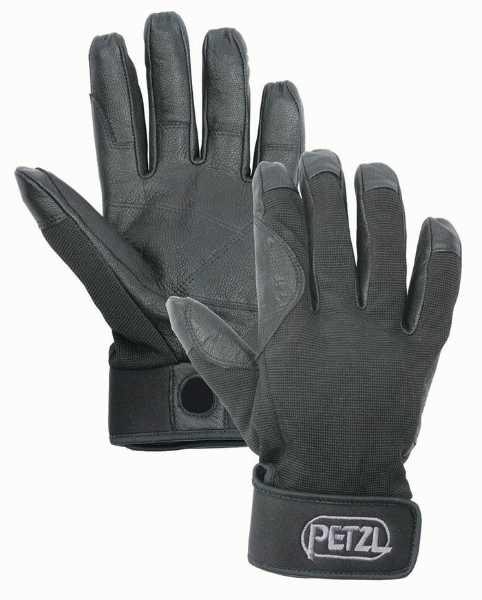 Petzl 皮革工作手套/垂降手套/確保手套/垂降/確保/工程用 皮革手套 CORDEX K52 黑