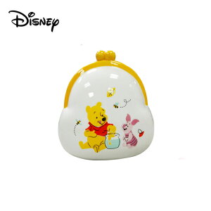 【正版授權】小熊維尼 口金包造型 陶瓷 存錢筒 儲錢筒 小費箱 維尼 小豬 Winnie 迪士尼 Disney - 003080