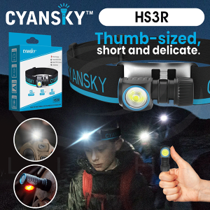【錸特光電】CYANSKY HS3R 1100流明 多功能磁吸 迷你頭燈 HM50R 防水 Perun mini 16340 紅光 H5