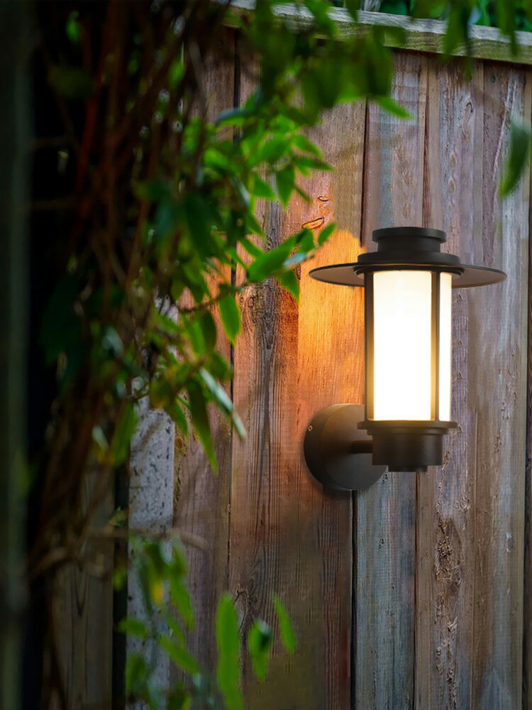 戶外壁燈防水庭院壁燈走廊過道門口壁燈簡約古典室外墻壁燈