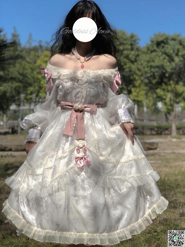 最低價❤️原創情詩op日常少女cla系洛麗塔連衣裙長袖優雅復古lolita洋裝