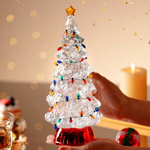 圣誕音樂盒圣誕節裝飾品圣誕樹桌面擺件自動飄雪八音盒兒童禮物 聖誕禮物/交換禮物/創意聖誕禮物/禮物
