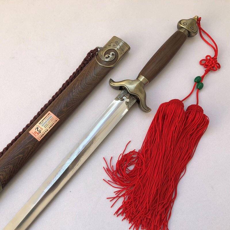 【新品】太極劍武術劍不銹鋼龍泉楊氏男女軟劍健身劍武術劍晨練劍未開刃 2