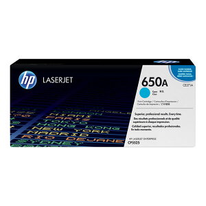 【跨店享22%點數回饋+滿萬加碼抽獎】HP 650A 原廠藍色碳粉匣 CE271A 適用 HP Color LaserJet CP5525