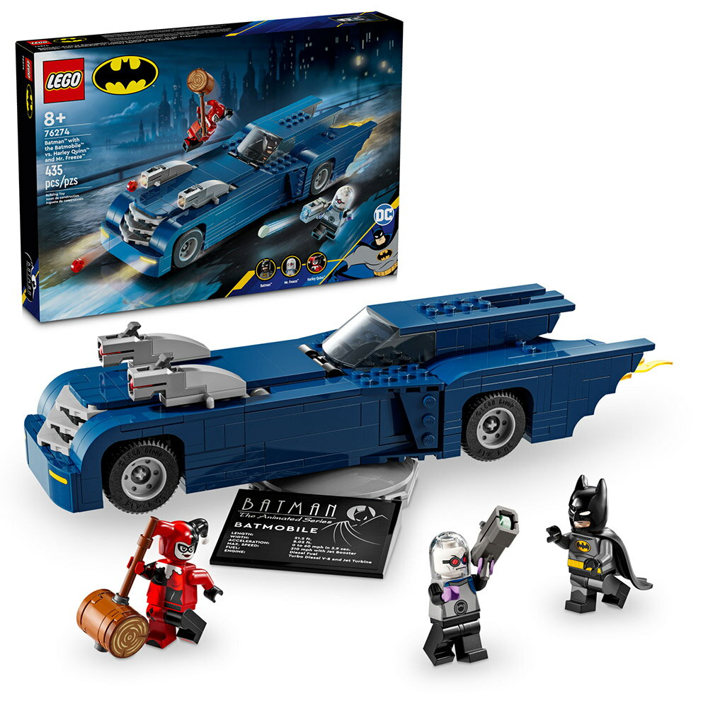 樂高LEGO 76274 SUPER HEROES 超級英雄系列 Batman™ with the Batmobile™ vs. Harley Quinn™ and Mr. Freeze™