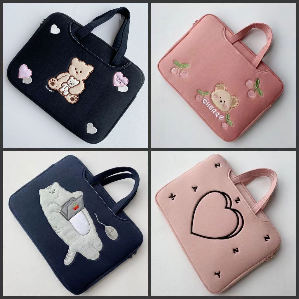 適用macbookpro電腦手提包華為13.3寸女聯想小新14寸內膽筆記本包【Snowbelle優選】
