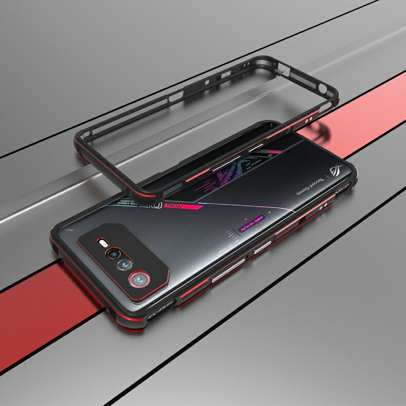 送金屬鏡頭框 華碩ROG PHONE 6 ROG Phone 5 金屬邊框殼 手機殼 金屬框保護