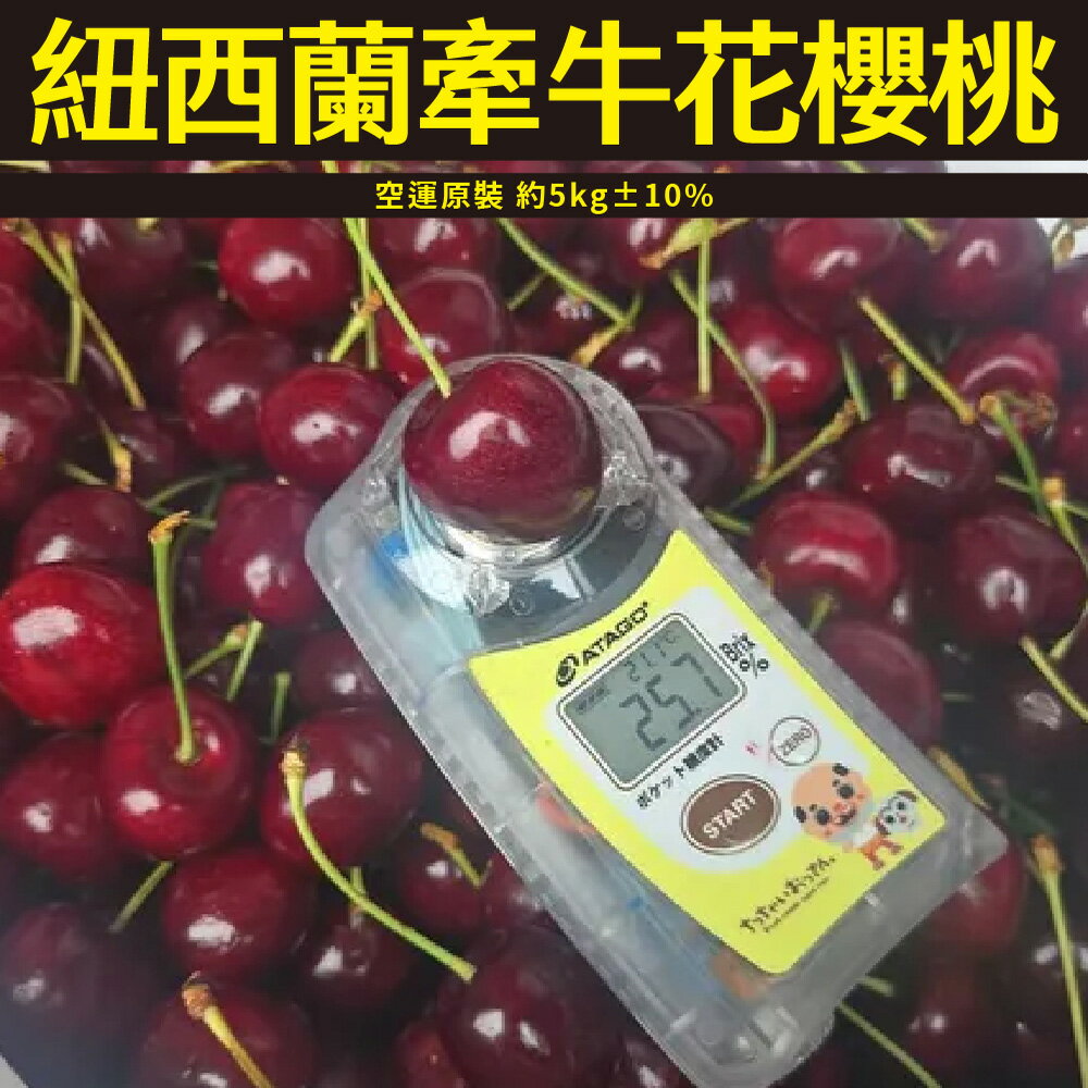 【仙菓園】紐西蘭牽牛花 空運櫻桃 原裝 約5kg±10%