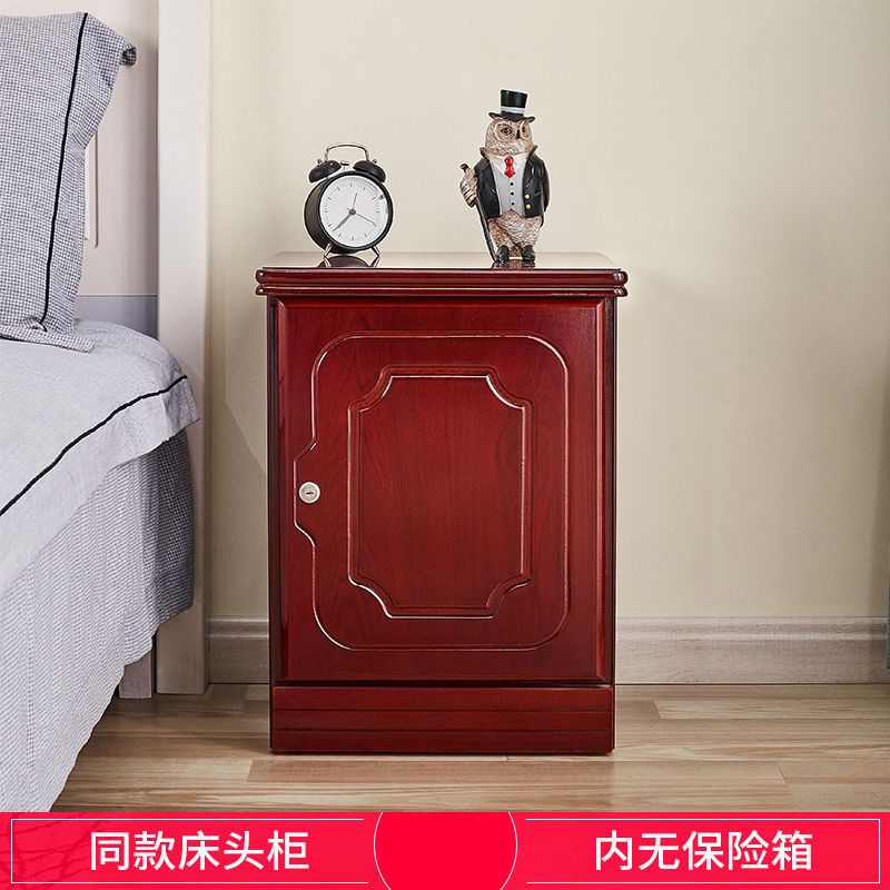 熱銷/免運 保險箱家用保險櫃防盜55/60床頭隱形保險櫃指紋密碼床頭櫃帶報警