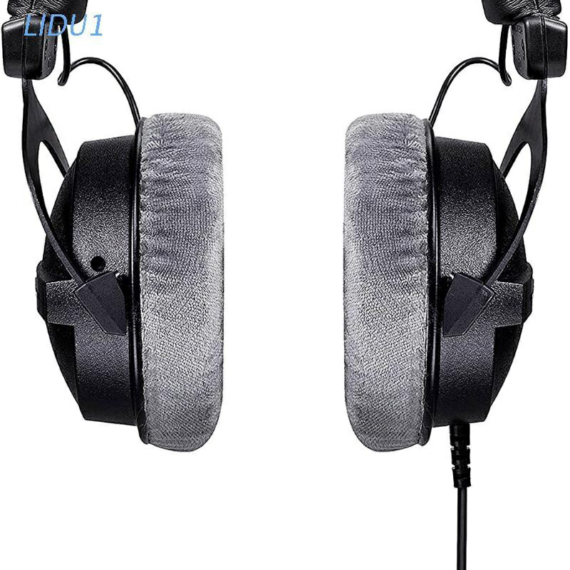 Lidu1 耳機天鵝絨, 用於 Beyerdynamic Dt770 Dt880 Dt990 Pro 耳機更換耳墊耳罩枕