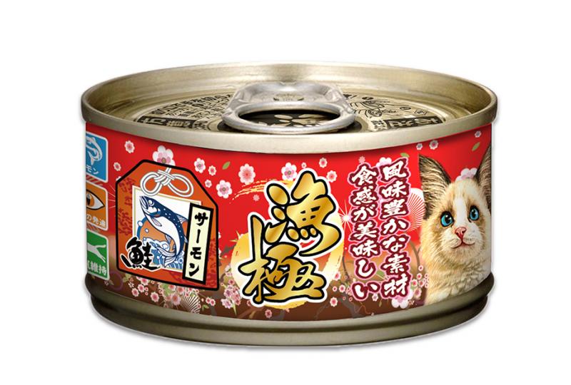 日本 漁極 無榖主食貓罐 80g 特濃魚湯 湯罐 無穀主食罐 貓主食罐 貓罐頭 日本主食罐【331037】 0