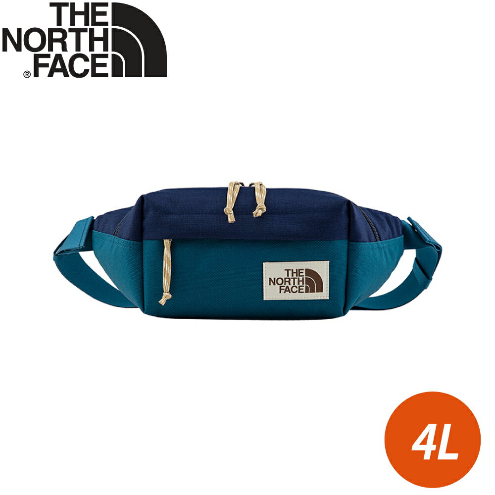 【The North Face 4L 多功能腰包《海洋藍》】3KY6/側揹包/隨行包/臀包/透氣/運動/跑步