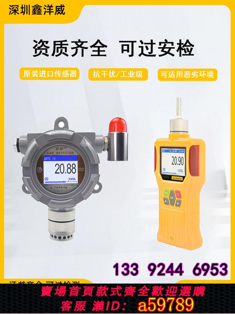 【臺灣公司 可打統編】氧氣濃度檢測儀氮氣純度六氟化硫氣體含量探測報警器便攜式固定式