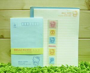 【震撼精品百貨】Hello Kitty 凱蒂貓 信籤組 藍 震撼日式精品百貨