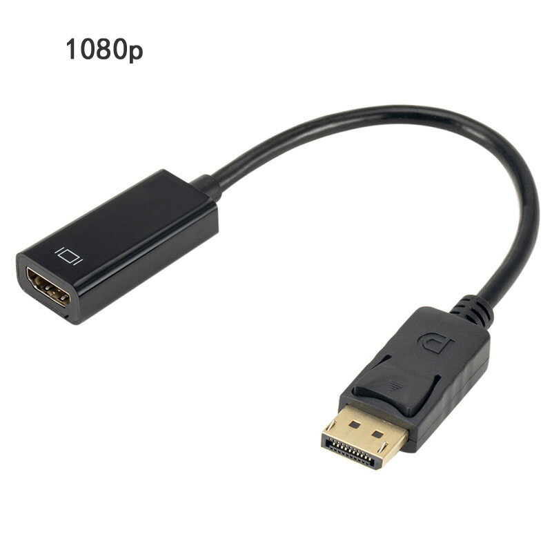 DP TO HDMI電腦顯示卡displayport大DP轉HDMI母高畫質轉換線4K 1080P【宜家良品百貨】