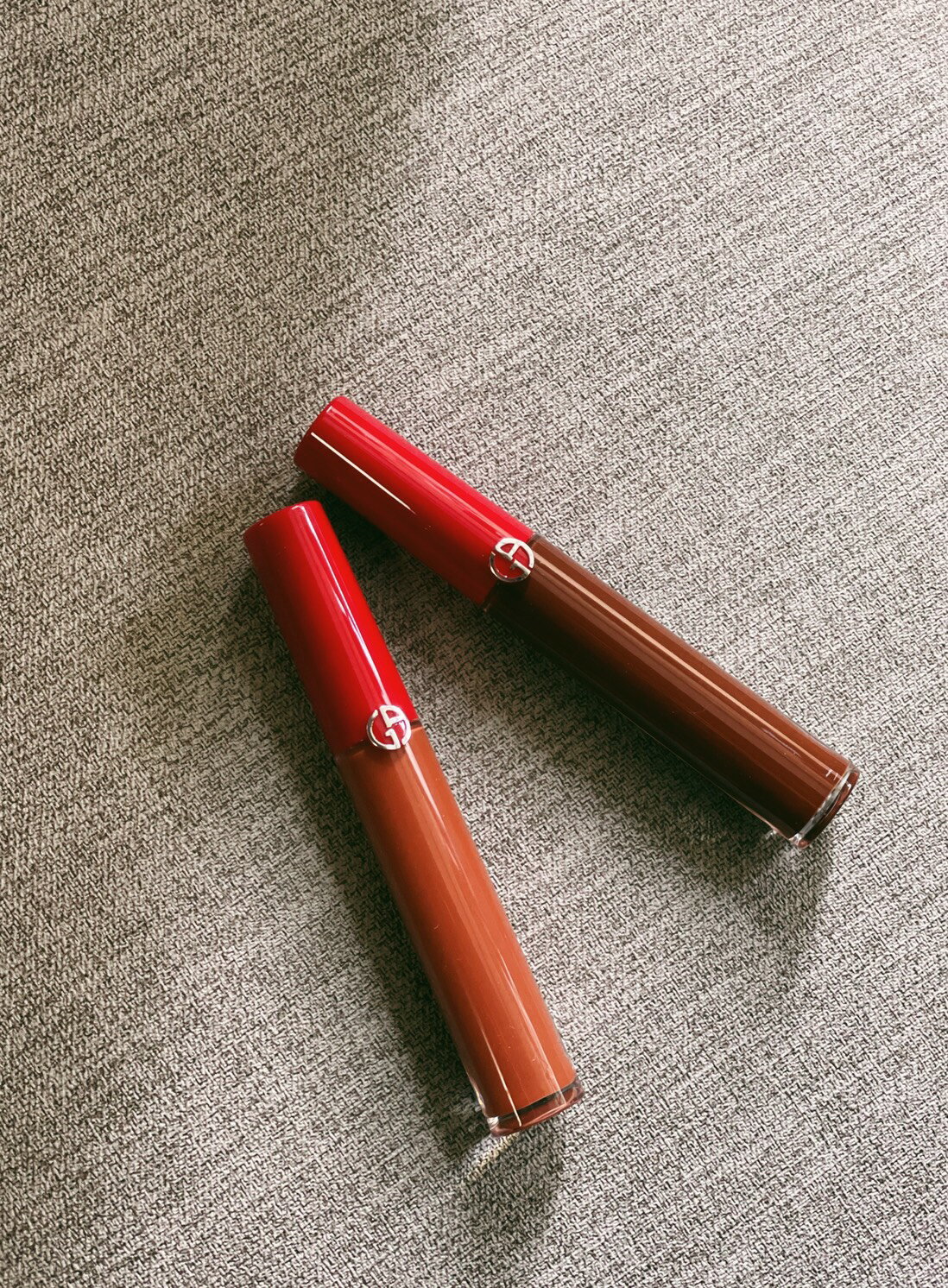 Giorgio Armani 奢華絲絨唇膏/薄暮暖橘/暖暮紅棕 [FIFI SHOP]